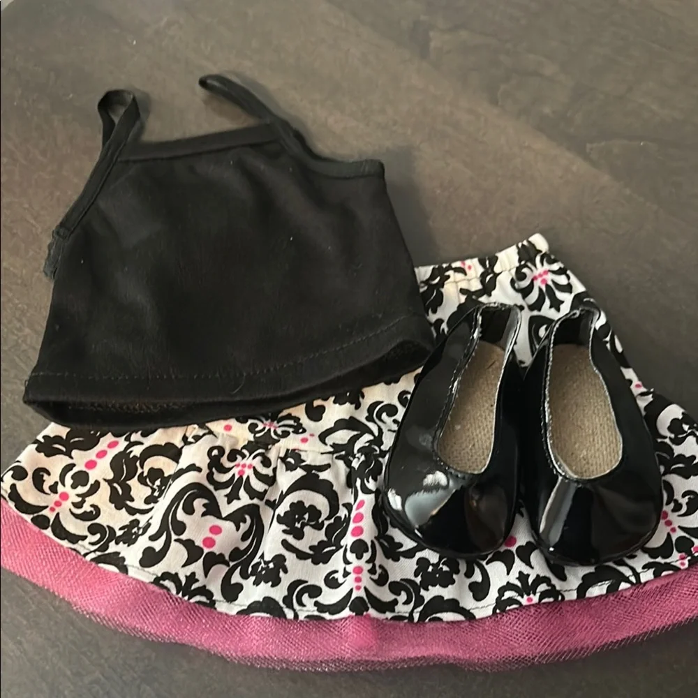 18” Doll Frilly Skirt  & Tank Set